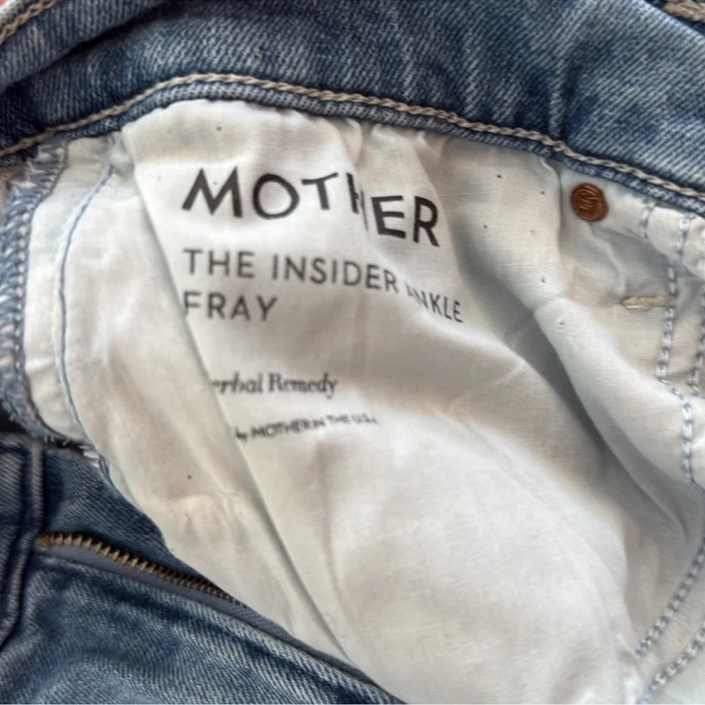 MOTHER Blue Denim Jeans - Picture 5 of 6